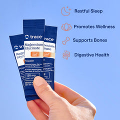Trace Minerals Magnesium Glycinate travel stick-pack shown for on-the-go wellness