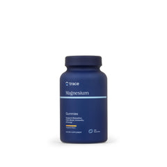 Trace Minerals Magnesium Gummies bottle with peach flavor for a calm mindset.