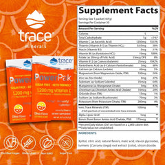 Trace Minerals Power Pak canister ready to mix for balanced electrolytes and minerals.