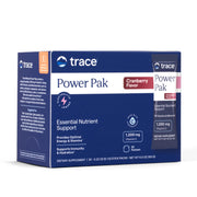 Trace Minerals Power Pak cranberry packets for on-the-go immune-support hydration