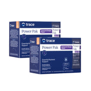Trace Minerals Power Pak front grape packet showing convenient daily hydration and nutrition