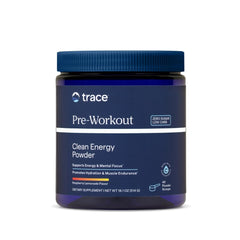 Trace Minerals Pre-Workout powder scoop ready to mix for hydration and focus