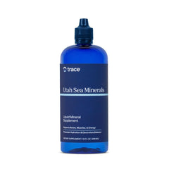 Trace Minerals Utah Sea Minerals: botella del suplemento líquido para soporte mineral diario