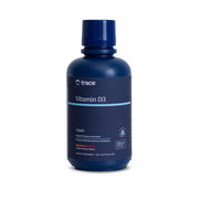 Trace Minerals Vitamin D3 bottle front shows the label for bone support and daily use