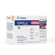 Trace Minerals ZeroLyte salty berry lemonade packet ideal for on-the-go hydration.