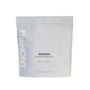 Tranont Nourish GOS shake in tub; brownie batter flavor for convenient gut-friendly nutrition