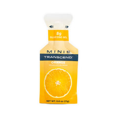 Transcend mini orange gel pack for on-the-go energy boost