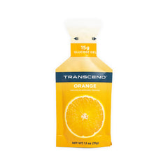 Transcend Orange Gel 10-pack on-the-go fuel for workouts.