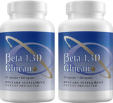 Transfer Point beta-1,3D glucan capsules in bottle highlight immune support potential.