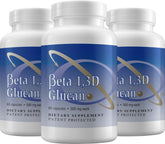 Transfer Point immune support bottle displaying pure beta 1,3D glucan capsules for daily wellness