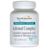 Transformation Adrenal Complex bottle front highlighting the herbal blend for daily vitality