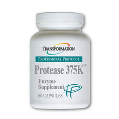TRANSFORMATION Genesis bottle front with protease 375k for protein digestion support