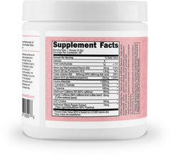 TransformHQ bottle label highlights 28 servings for sustained daily energy