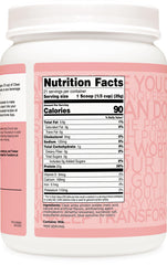 TransformHQ Clear Protein Powder Cotton Candy pour shows a clear, light texture ideal for on-the-go hydration.