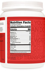 TransformHQ Clear Protein Powder Fruit Punch serving scoop included for quick, measured protein