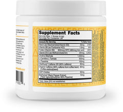 TransformHQ ingredients label highlights PurCaf and VitaShure