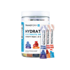 TransformHQ fruit punch hydration packets in a convenient stick