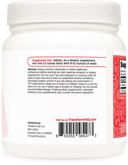 TransformHQ L-Glutamine Powder Strawberry Lemonade shake looks refreshing and tasty