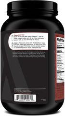 TransformHQ Whey Protein Isolate mixed shake chocolate shows a light, creamy texture after mixing.