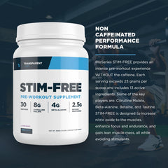 Transparent Labs Stim-Free Pre-Workout elevATP support for potential strength endurance