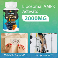 Trasicolor AMPK Activator softgels being poured for easy daily dosing