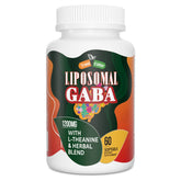Trasicolor liposomal GABA bottle showing enhanced absorption and calm potential.
