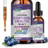 Trawecual liposomal cortisol drops bottle for convenient daily stress support