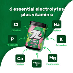 Treigning Lab Hydration ready drink in a glass with watermelon tone