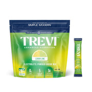Trevi sugar-free electrolytes lemon lime stick in water delivers bright lemon-lime flavor.