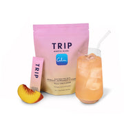 TRIP Electrolyte Peach Yuzu sachets ready for daily hydration