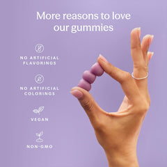 TRIP magnesium gummies with L-theanine symbol suggesting unwind