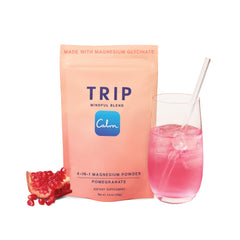 TRIP Magnesium Powder with a scoop for easy daily magnesium intake