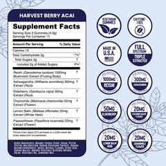 Troomy Recovery Harvest Berry Acai flavor highlights fruity, caffeine-free routine