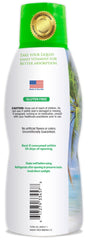 Tropical Oasis mineral solution label closeup highlighting 74 minerals.