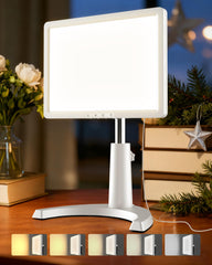 TroupePal light therapy lamp panel delivers vivid, full-spectrum light for mood and focus.