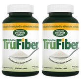 TruFiber bottle pour showing easy dissolving prebiotic fiber for digestive health