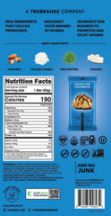 Ingredient list shows simple pronounceable ingredients in TRUBAR bar