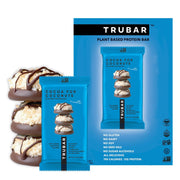 TRUBAR Cocoa For Coconuts bar packaging highlighting gluten-free plant-based snack