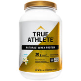True Athlete Natural Whey Vanilla bottle for lean muscle support and recovery