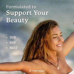 True Collagen Marine natural berry flavor shot ready to enjoy
