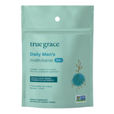 True Grace Daily Men’s Multivitamin 50+ bottle close-up showing daily immune support