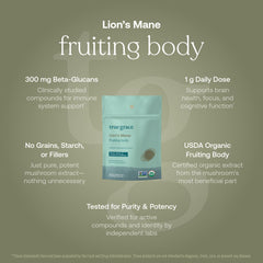 True Grace Lion’s Mane label highlights Alkemist Assured purity