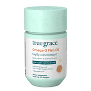 True Grace Omega-3 bottle front highlighting premium packaging for daily wellness