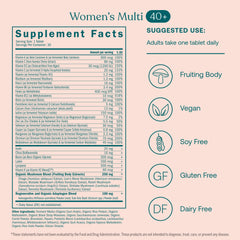 True Grace One Daily Women’s Multivitamin 40+ bottle front for balanced daily nutrition.