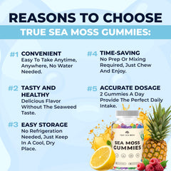 Refrigerated TrueSeaMoss gummies stay fresh and retain texture.