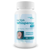 True You Health Ear Trick Whisperear Pro bottle front for daily tinnitus support.