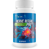 True You Health Nerve Ritual Pro bottle front shows the premium memory and nerve support formula.