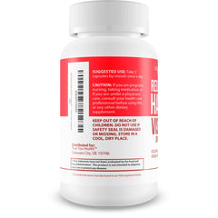 True You Health Red Root Hack Vision label closeup showing lutein and zeaxanthin ingredients