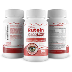 Pill bottle with water symbolizing hydration for dry eye relief