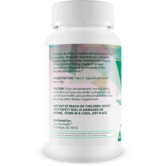 ZenFit Pro bottle open prepared for daily probiotic intake supporting gut balance